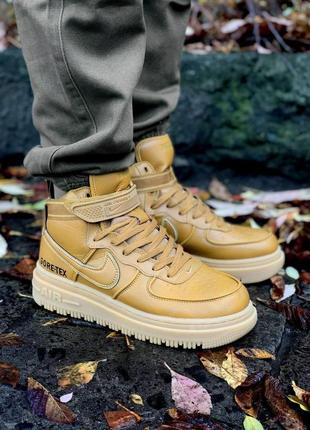 Кросівки nike air force 1 gore-tex brown