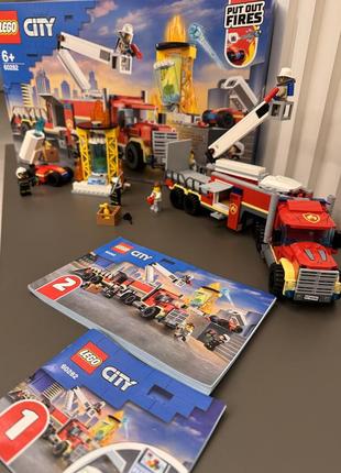 Конструктор lego city пожежний командний пункт