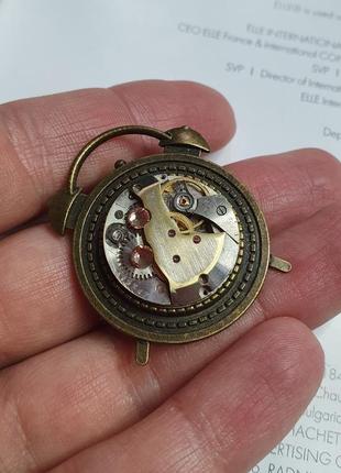 Брошь в стиле стимпанк steampunk