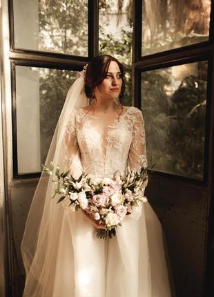 Весільна сукня paradice з колекції lite by dominiss 2020 від бренду dominiss4 фото