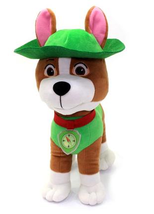 М'яка іграшка «щенячий патруль» kinder toys трекер, 34*33*13 см (00112-125)