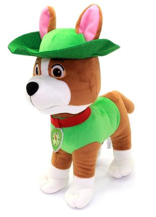 М'яка іграшка «щенячий патруль» kinder toys трекер, 34*33*13 см (00112-125)2 фото