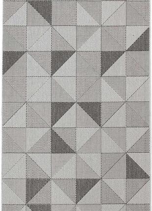 Ковер безворсовый на резиновой основе dakaria karat flex run 1954/08 1.50x3.00 м серый