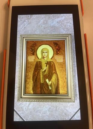 Икона святой софии из янтаря