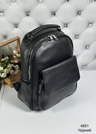 🌹 жіночий рюкзак з єко шкіри8 фото
