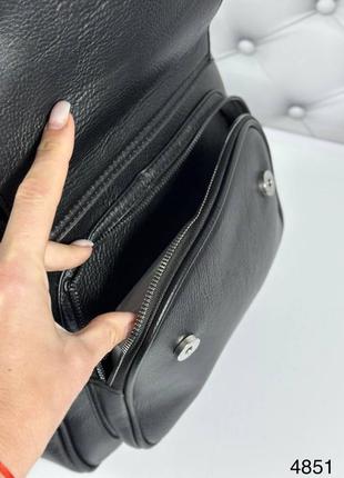 🌹 жіночий рюкзак з єко шкіри9 фото
