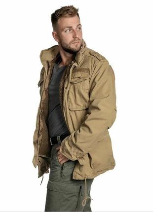Куртка мужская m-65 brandit giant песочный (l)5 фото