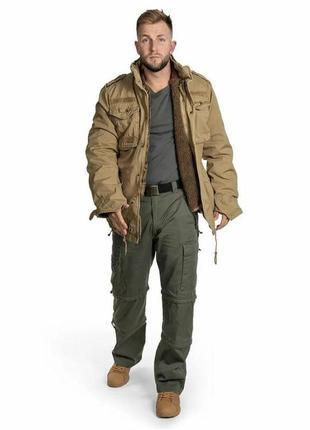 Куртка мужская m-65 brandit giant песочный (l)4 фото