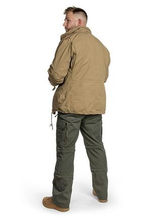 Куртка мужская m-65 brandit giant песочный (l)7 фото