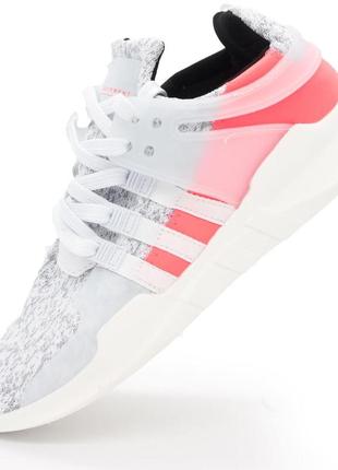 Кроссовки adidas equipment support (eqt) белые с розовым. топ качество! 38. размеры в наличии: 38, 39.
