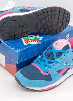 Женские кроссовки reebok gl6000 j98340 jade/ dk. blue/ peach 36. размеры в наличии: 36, 37, 39.4 фото