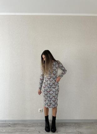 Платье с принтом бабочки 💵 370 💵6 фото