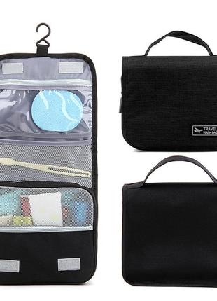 Дорожный органайзер для косметики travel wash bag. синий4 фото