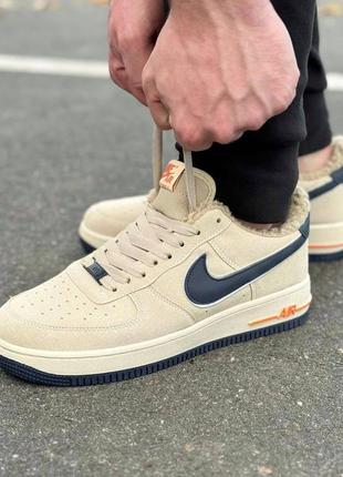 Мужские кроссовки nike air force 1 зима