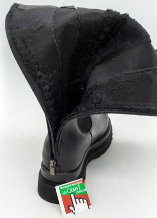 Жіночі зимні чорні сапоги з мехом 36. розміри в наявності: 36, 37, 38, 39, 40.3 фото