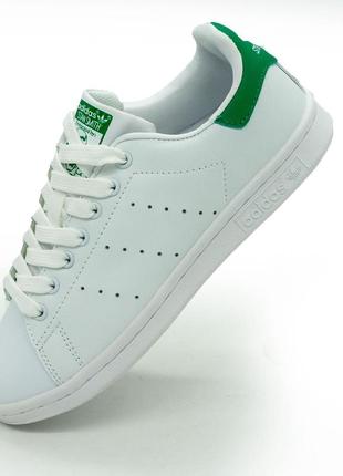 Жіночі кросівки adidas stan smith біло зелені 37. розміри в наявності: 37.