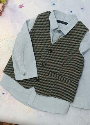 Сорочка і жилетка 12-18 міс, next