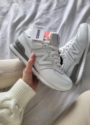 New balance 574 white winter