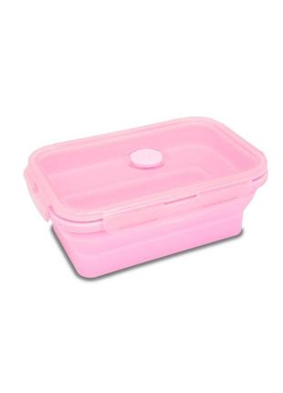 Ланчбокс coolpack pastel powder pink силиконовый 800 мл (z12647)