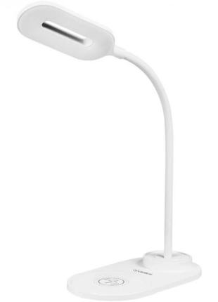 Сенсорна акумуляторна настільна лампа з бездротовою зарядкою для телефону