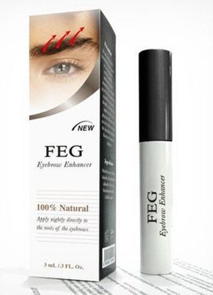 Сыворотка для роста бровей feg eyebrow enhancer - оригинал1 фото