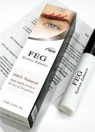 Сыворотка для роста бровей feg eyebrow enhancer - оригинал2 фото