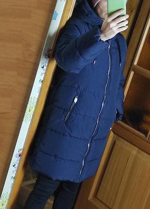 Фирменная зимняя длинная куртка пуфер оверсайз only германия р. m3 фото