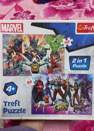 Пазли марвел 2в1 4+ marvel trefl