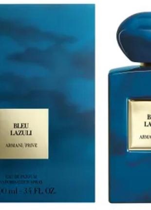 Женские духи giorgio armani prive bleu lazuli 100 ml