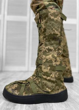 Бахилы тактические водонепроницаемые для защиты от дождя и комфорта и тепла при низких...