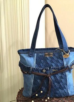 Сумка джинсова (ручна робота)
