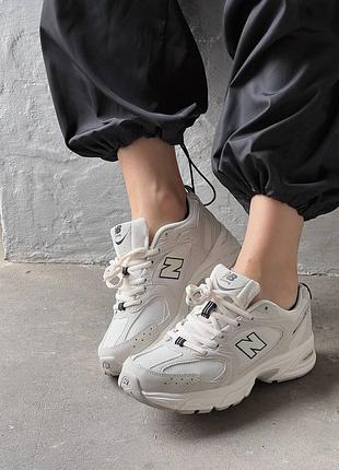 Женские кроссовки Beauty&Youth × New Balance ML725 White Light Grey 23.5cm beige бежевого цвета