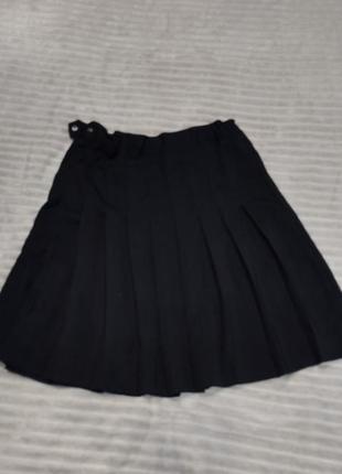 Юбка тенниска,юбка классическая, юбка черная8 фото