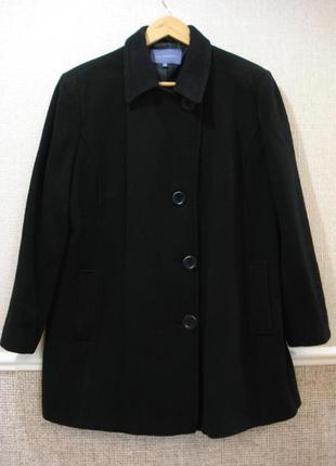 Шерстяное пальто драповое пальто короткое пальто1 фото