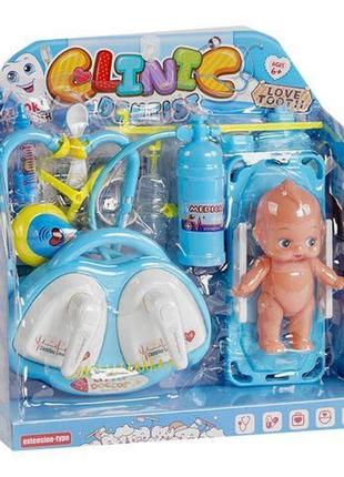Ігровий набір лікаря "clinic", блакитний