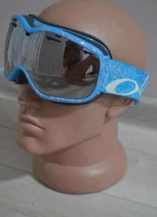Жіноча гірськолижна сноуборд маска окуляри oakley