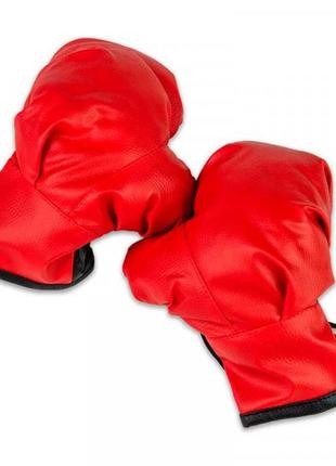 Боксерські рукавички new strateg червоно-чорні (2077)