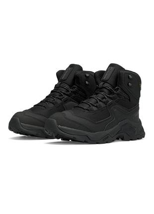 Трекінгові чоловічі черевики salomon quest element gtx gore-tex all black