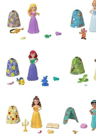 Набор-сюрприз с мини-куклой disney princess royal color reveal (hmb69)1 фото