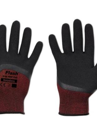 Рукавички захисні bradas flash grip red full латекс розмір 10 (rwfgrdf10)