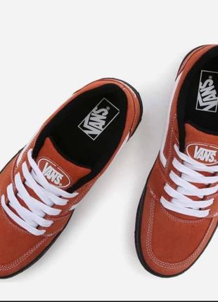 Женские кеды короткие vans 38 замш цвет коричневый (24 см)4 фото