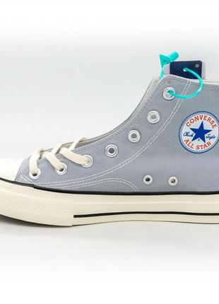 Кеды even star в стиле converse, конверс chuck 70 высокие серые 38. размеры в наличии: 38, 39, 40.