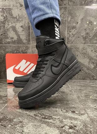 Nike air force 1 gore tex winter (black) / зимові кросівки3 фото