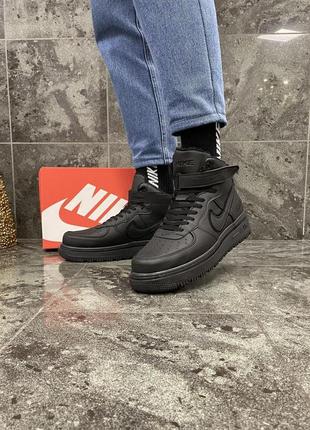 Nike air force 1 gore tex winter (black) / зимові кросівки6 фото