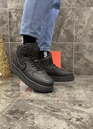 Nike air force 1 gore tex winter (black) / зимові кросівки4 фото