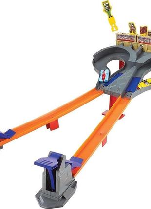 Ігровий набір трек хот вілс божевільні гонки hot wheels super speed blastway track set (cdl49)2 фото