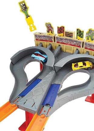 Ігровий набір трек хот вілс божевільні гонки hot wheels super speed blastway track set (cdl49)5 фото