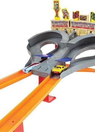 Ігровий набір трек хот вілс божевільні гонки hot wheels super speed blastway track set (cdl49)4 фото