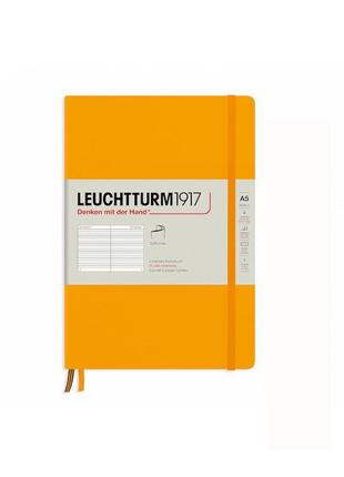 Блокнот leuchtturm1917 rising colours средний, мягкая обложка, rising sun, линия (363404)