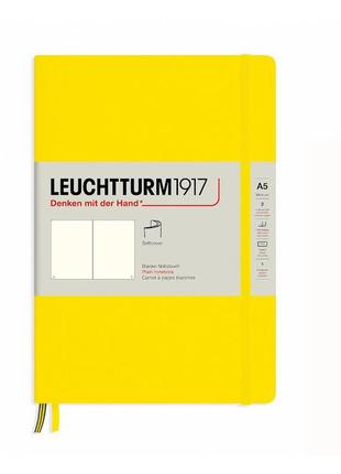 Блокнот leuchtturm1917 середній, м'яка обкладинка, лимонний, крапка (362846)